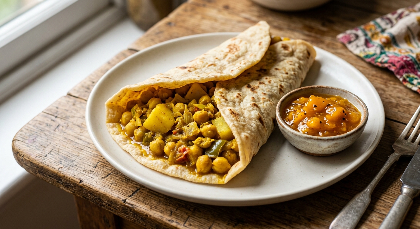 Roti au Curry