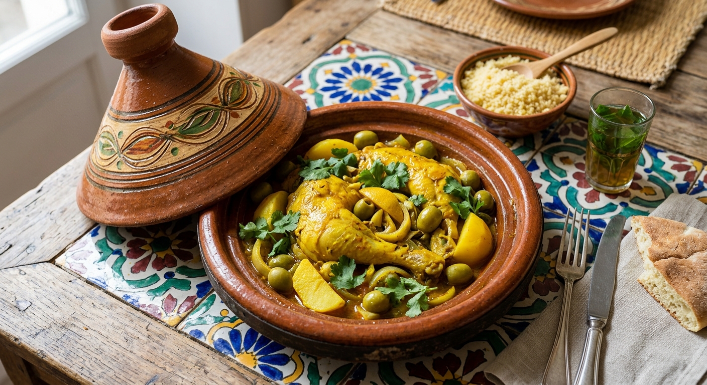 Tajine Poulet Citron